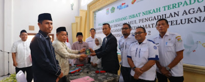NIKAH MASSAL USIA LANJUT TELUKNAGA MENJAGA CINTA, MERAIH LEGALITAS
