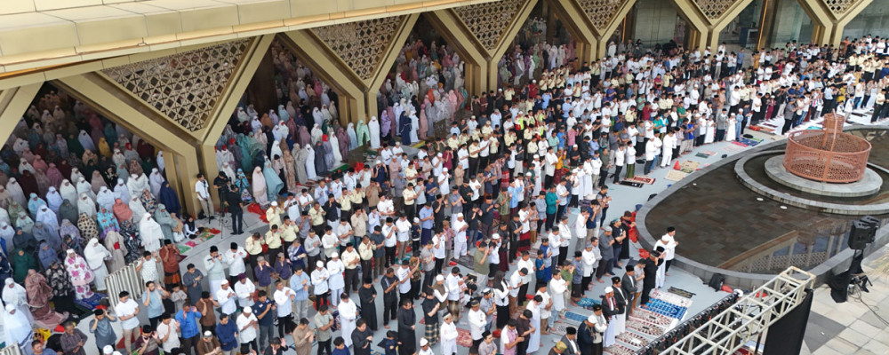 MASJID AL-KHAIRIYAH, MENARA SYARIAH PIK2  GELAR SHALAT IDUL ADHA 1446 H