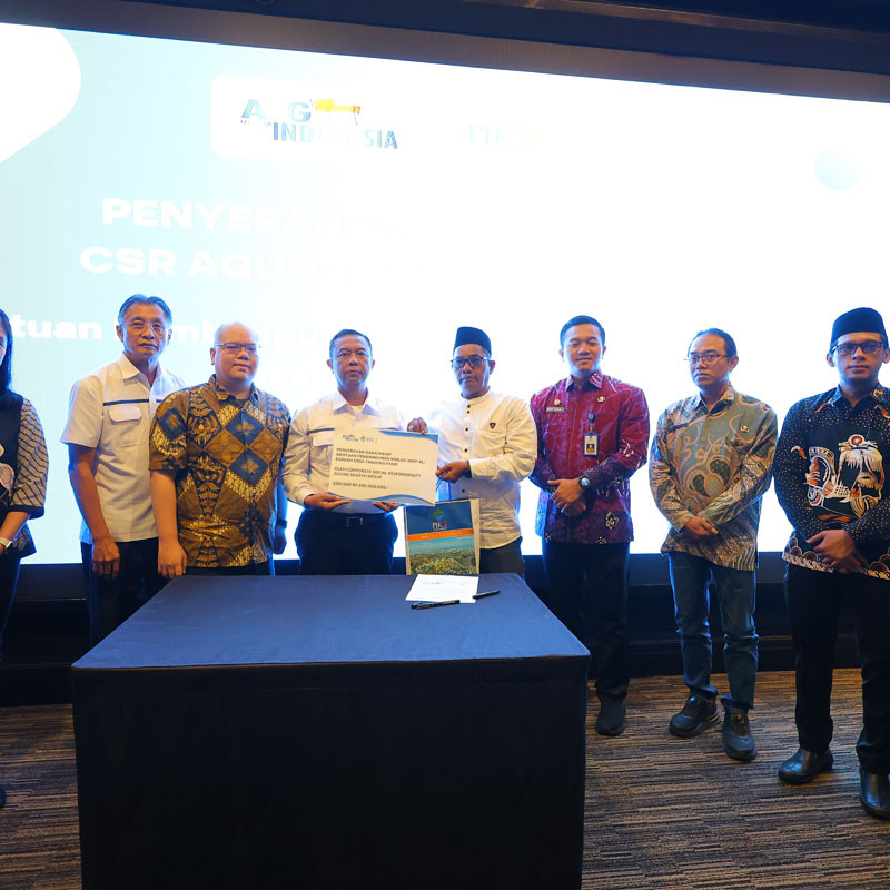 PENYERAHAN DANA HIBAH CSR AGUNG SEDAYU GROUP TAHAP 2