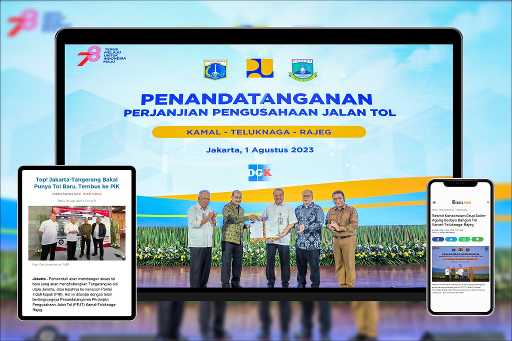 Resmi! Penandatanganan Perjanjian Pengusahaan Jalan Tol, Tembus Ke PIK