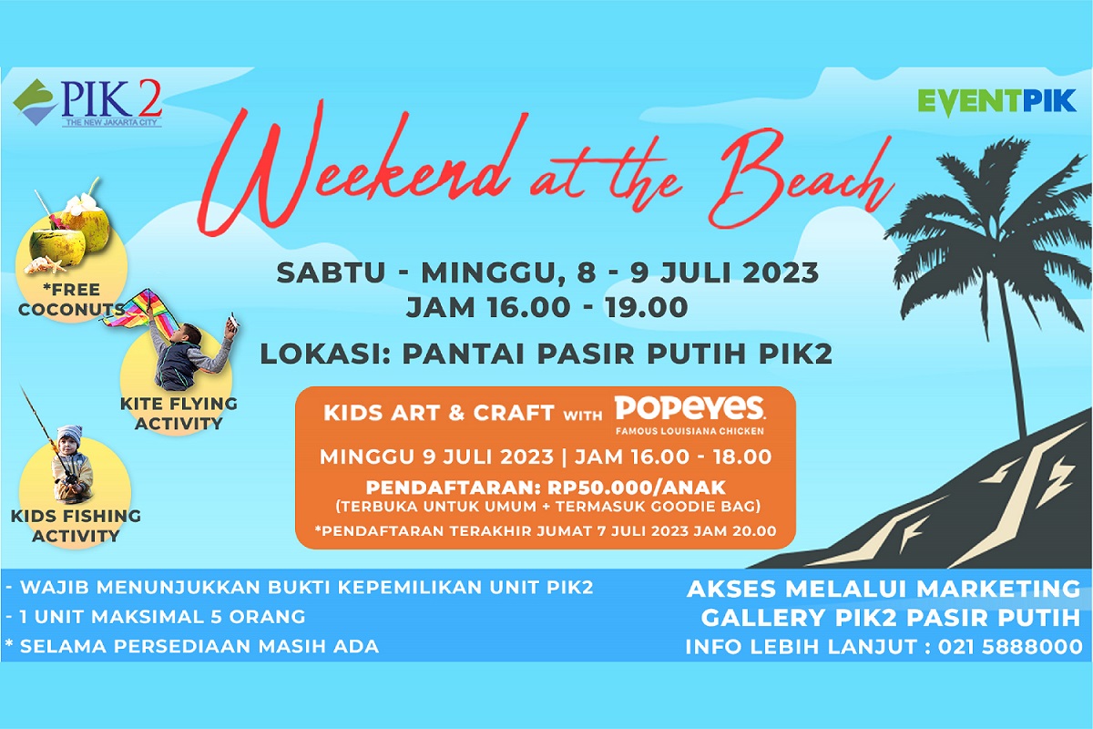 Weekend di Pantai Pasir Putih Bareng Popeyes Indo
